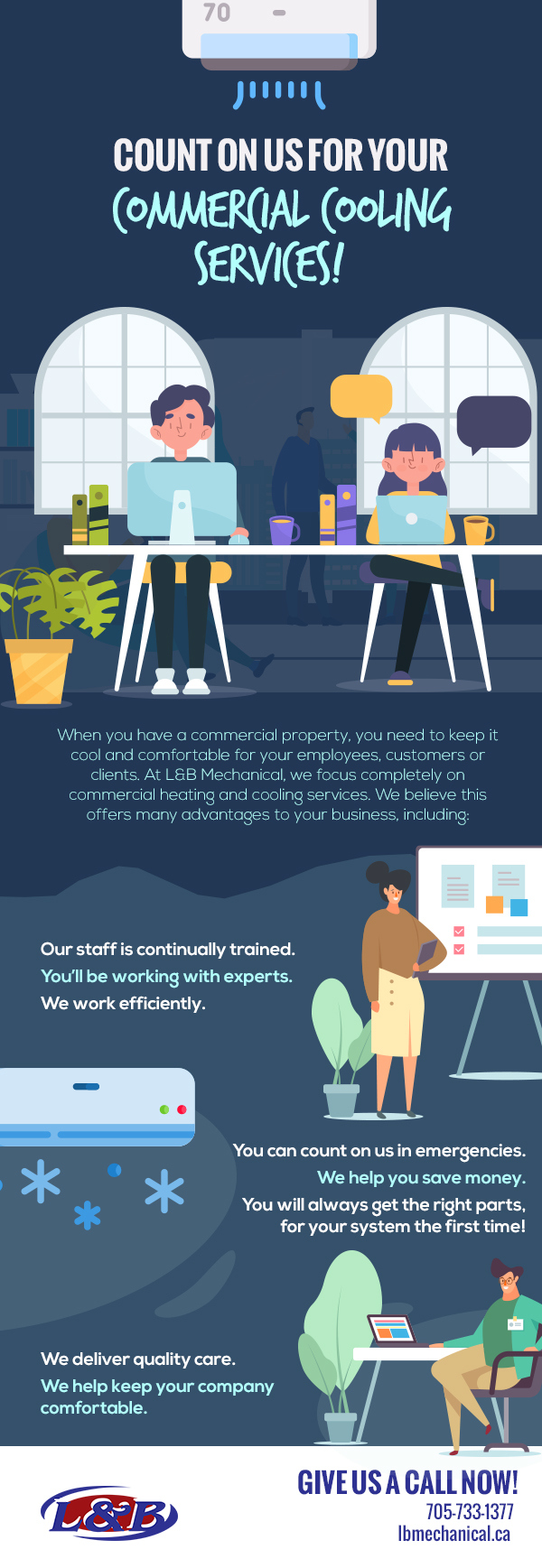 Count on Us for Your Commercial Cooling Services! [infographic]