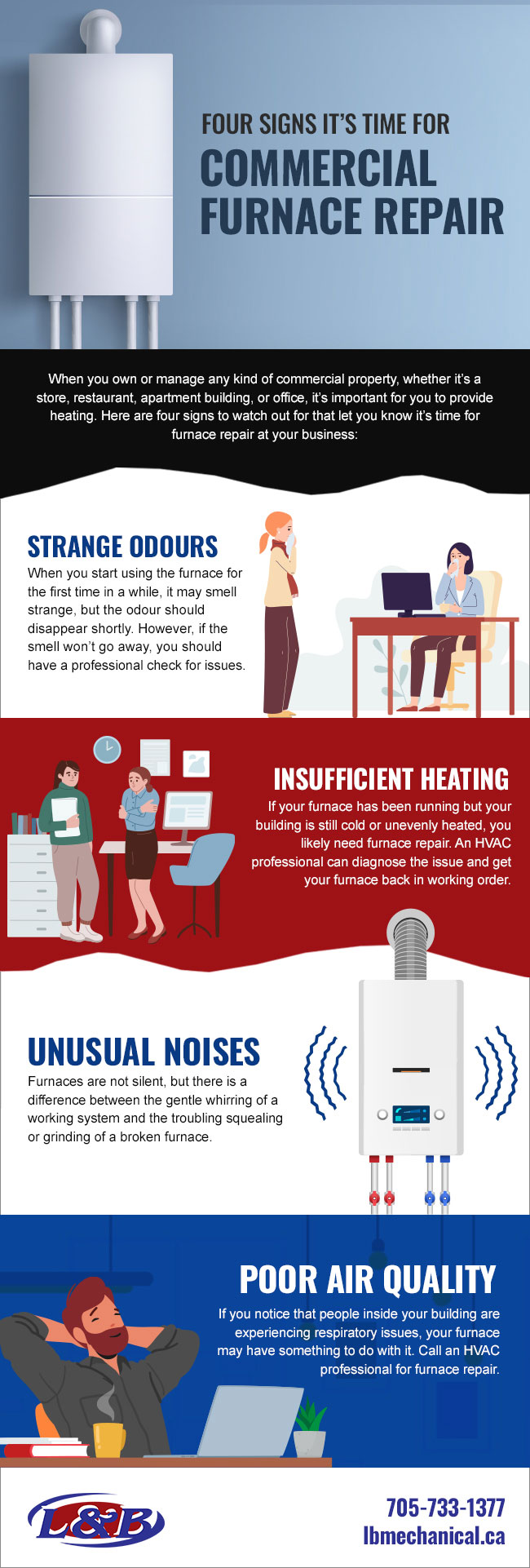 Four Signs It’s Time for Commercial Furnace Repair 
